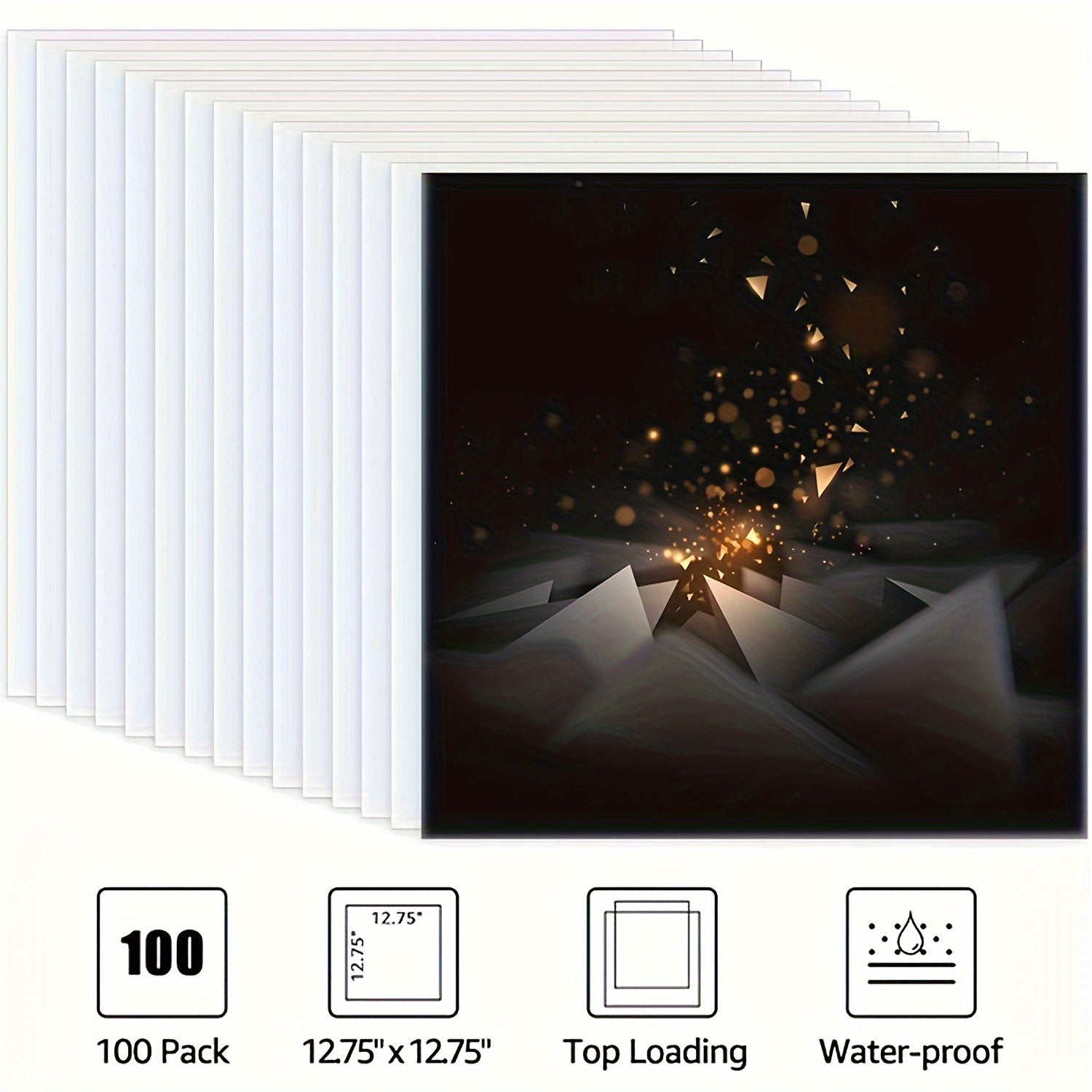 50pcs/100pcs 12-inch Premium Record Sleeves