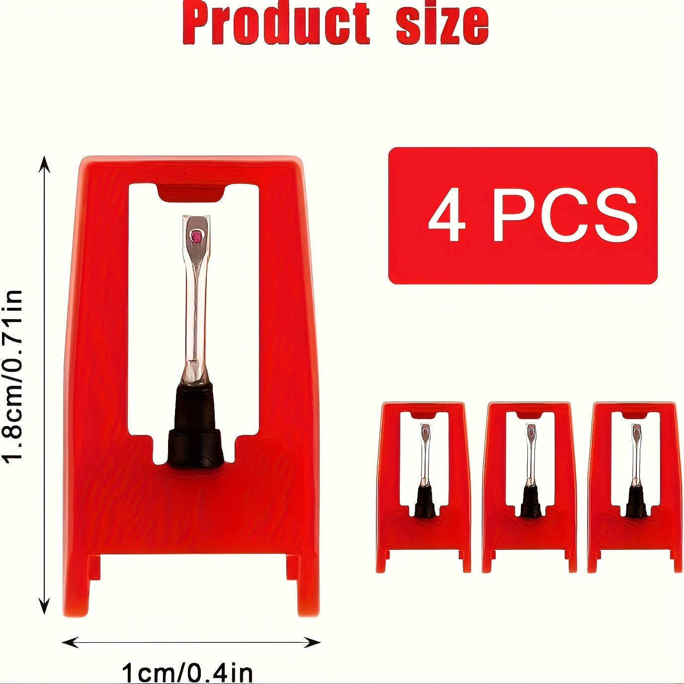 4pcs LP Record Player Needles