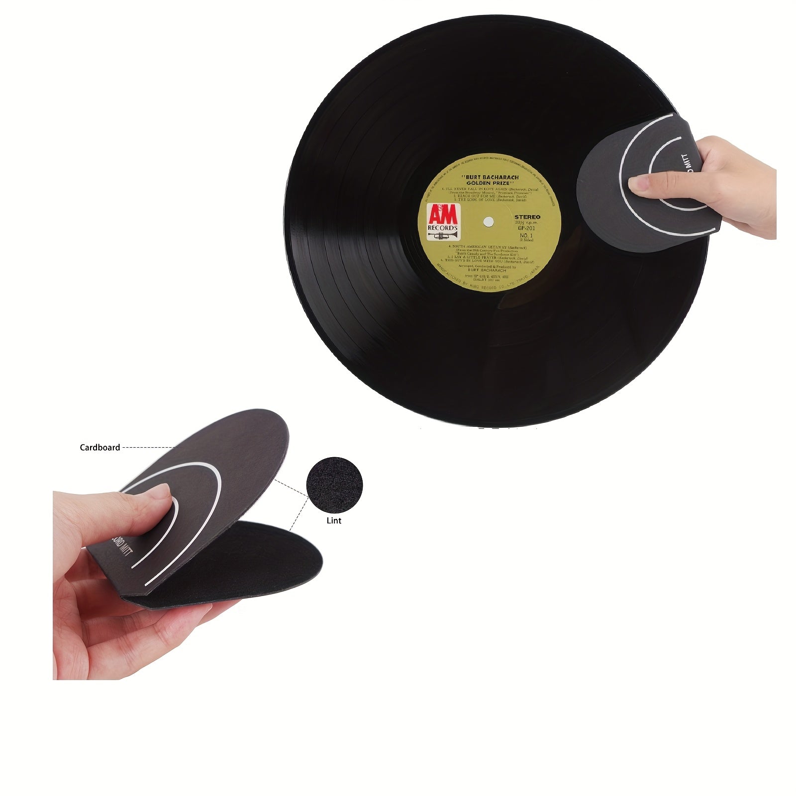 Anti-Static Vinyl Record Mitt
