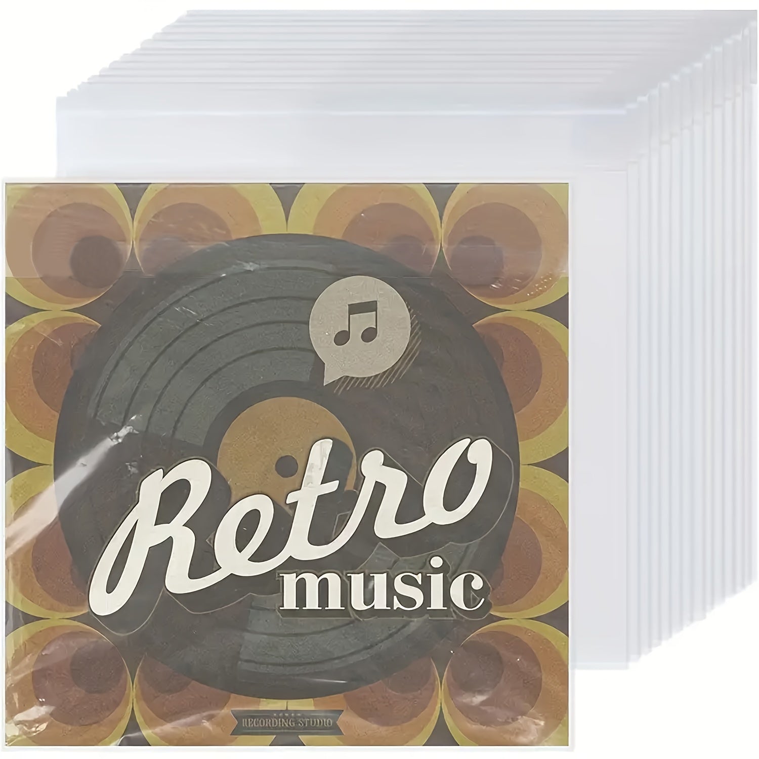 50pcs/100pcs 12-inch Premium Record Sleeves